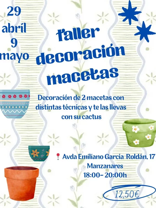 taller-decoracion-macetas Taller decoración de macetas