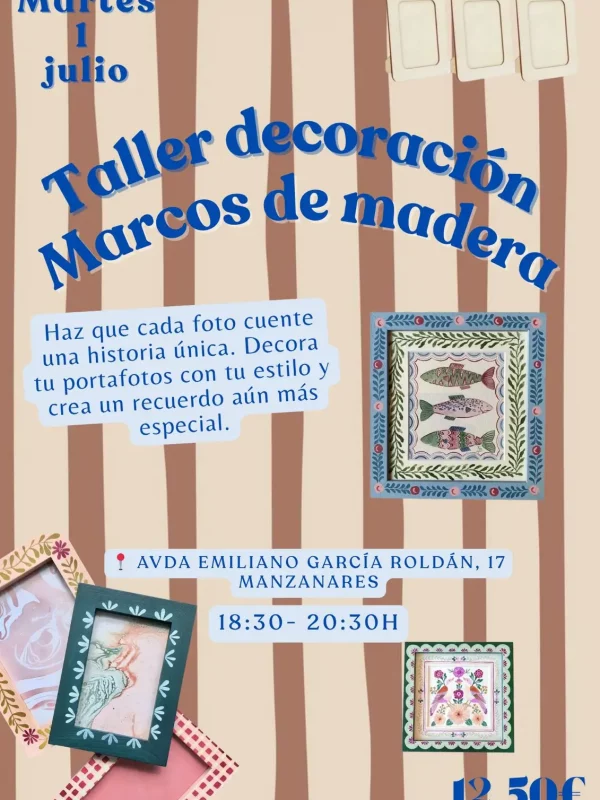 taller-decoracion-marcos Taller de decoración de marcos de madera