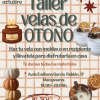 Taller velas 17 oct Taller de velas de otoño