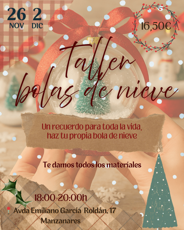 Cartel Bolas de nieve (1) (1) Taller de Bolas de Nieve