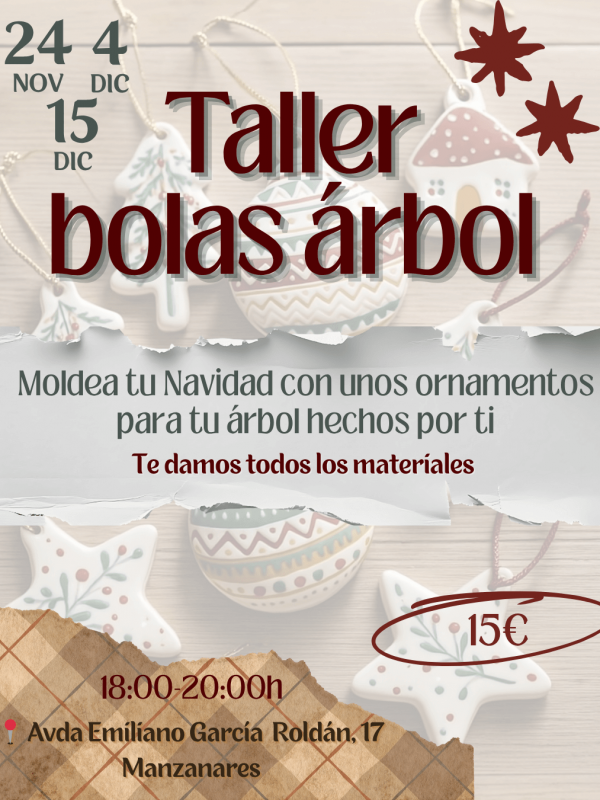 Cartel figuras árbol (1) (1) Taller de decoracion de bolas de navidad