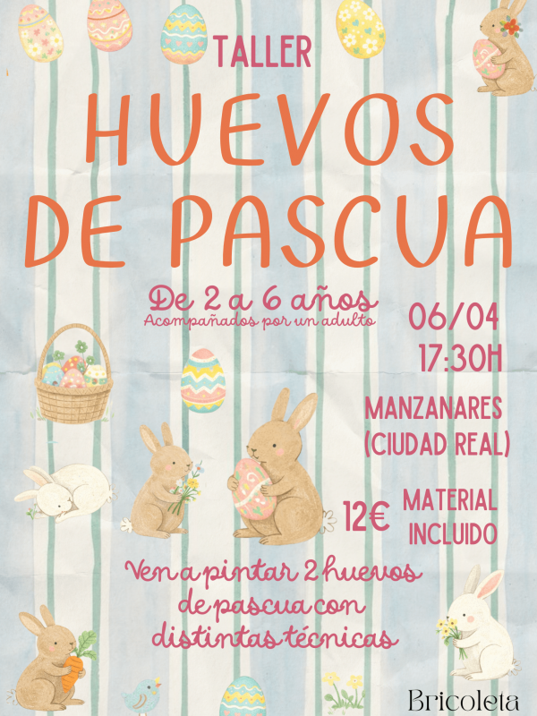 Taller de Huevos de Pascua niños