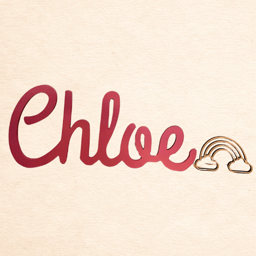 Nombre personalizado pared